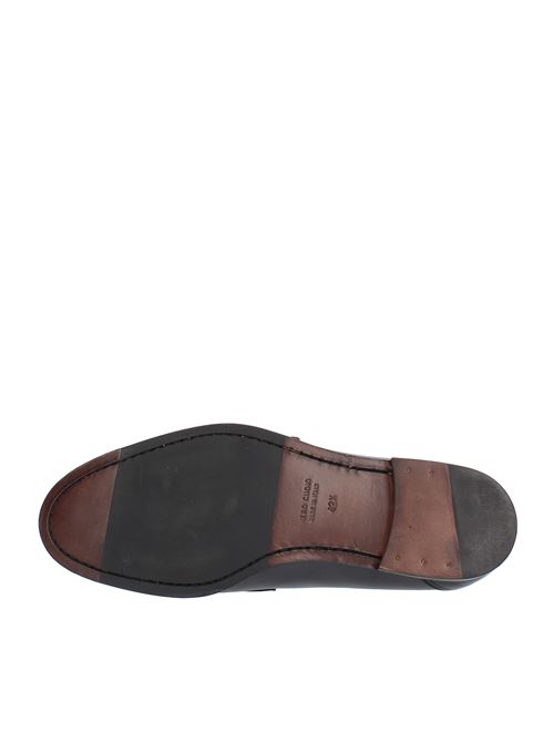 Leather moccasins model 3406 RICHARD OWE'N | 3406 VIT.BLU